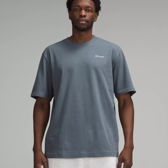 lululemon athletica Other - Men’s Lululemon Size Large Heavyweight Cotton Gray Jersey T-Shirt Graphic Cotton